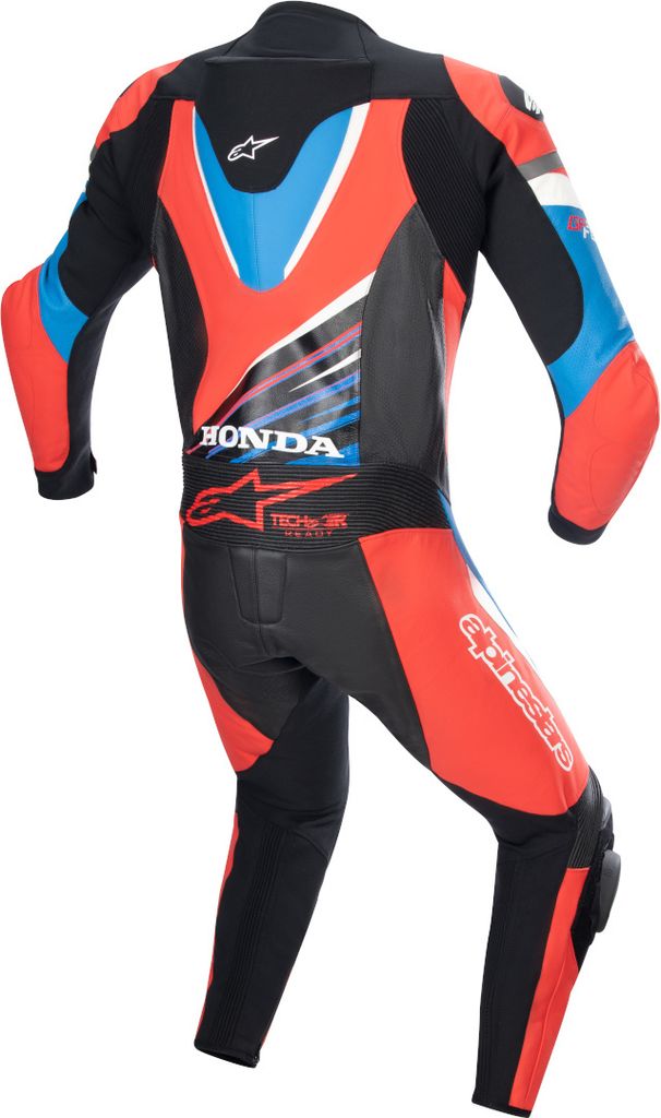Alpinestars GP Force Chaser 2PC Lederkombi - Schwarz/Rot, Mit Protektoren (Neu Mit Etikett)