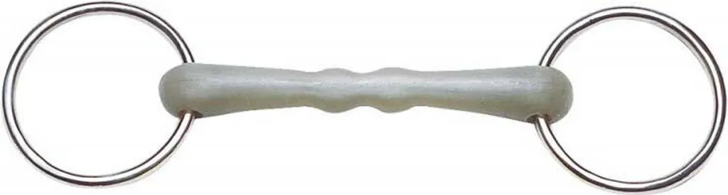 Mors droit inox Feeling Flexi 135 mm pour contact stable à cheval