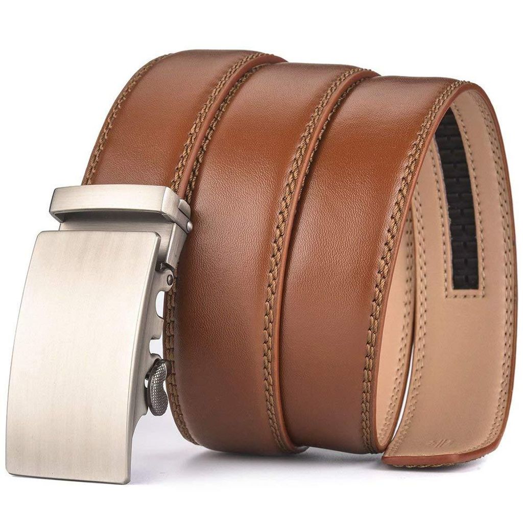 Herren Gürtel Ratsche Automatik Gürtel für Männer 35mm Breit Ledergürtel