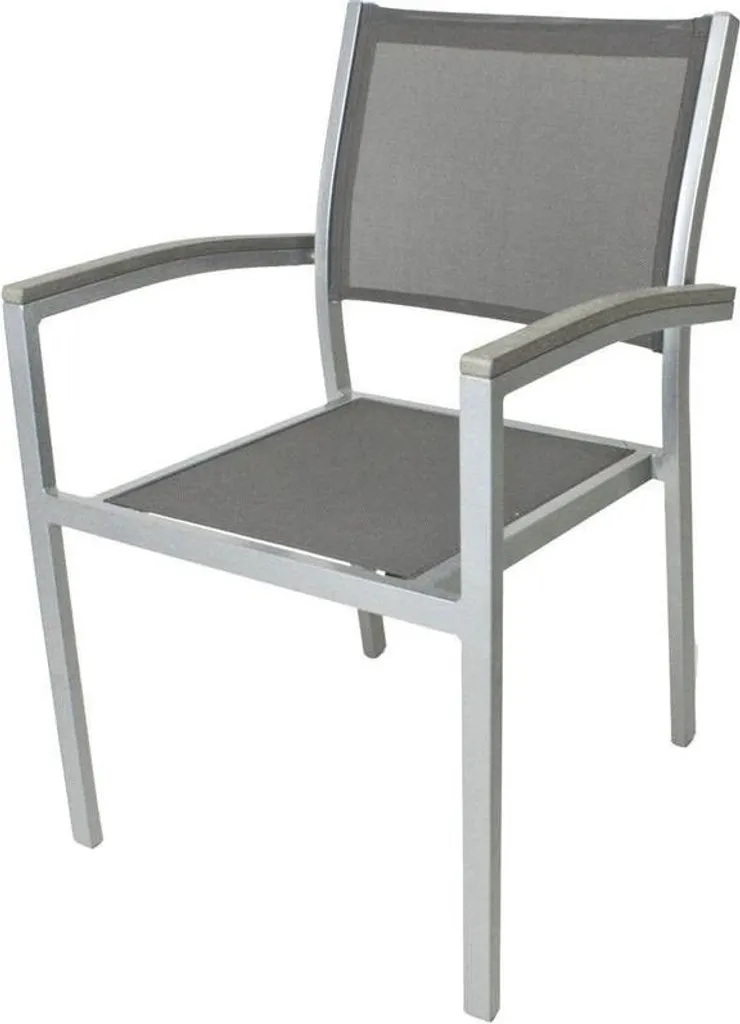 Aménagez votre salle à manger avec 4 chaises empilables Grace grises