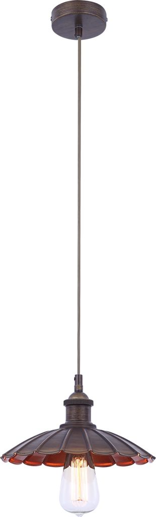 Globo Hängeleuchte Hl Metall Braun, 1Xe27 15080