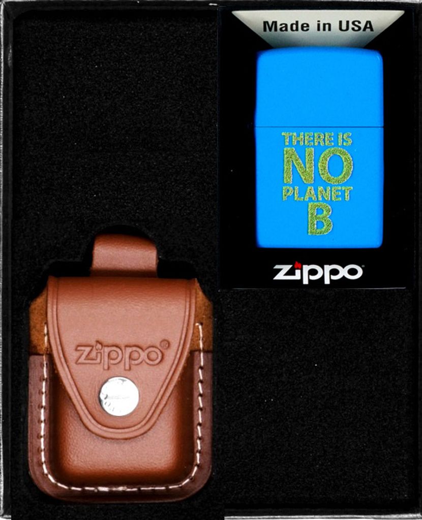 Feuerzeug-Set ZIPPO NO PLANER B Geschenk No4