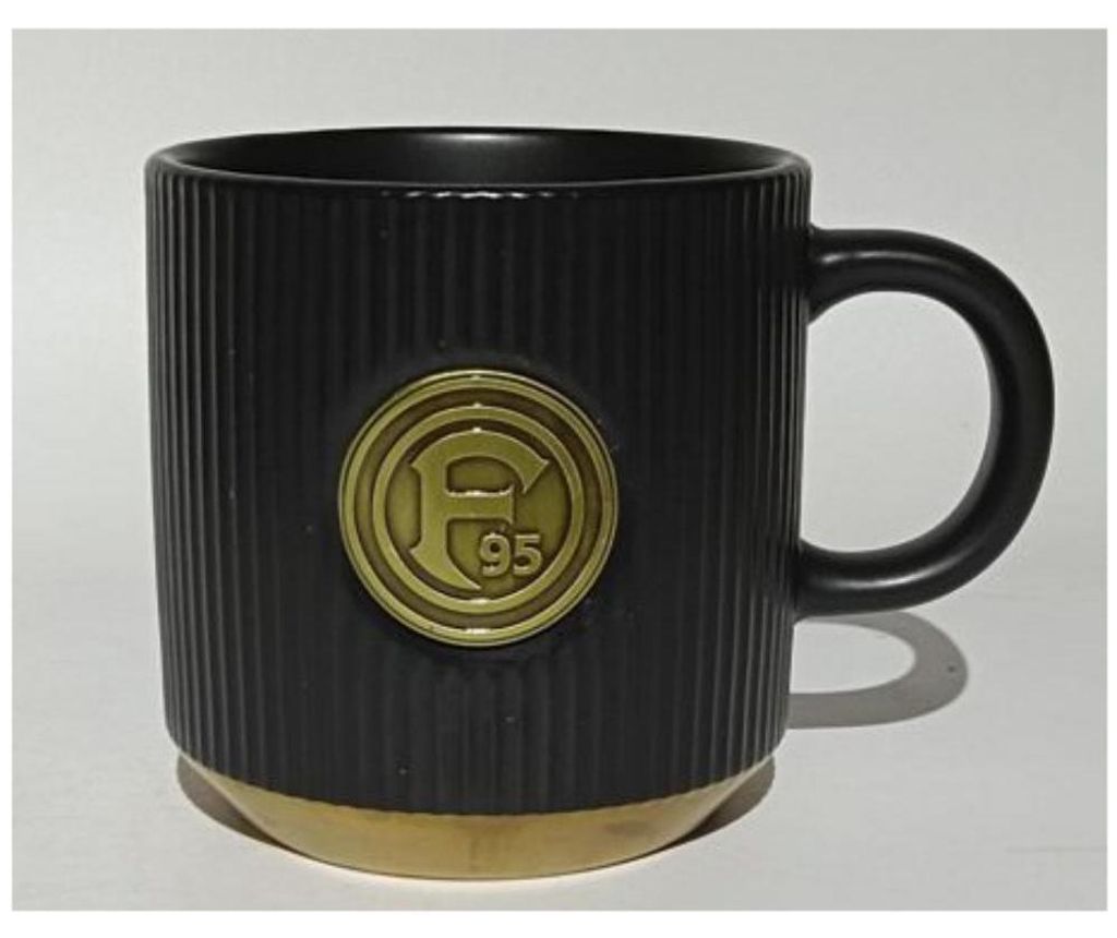 Fortuna Düsseldorf Tasse "Carlsplatz" schwarz Produktbild 