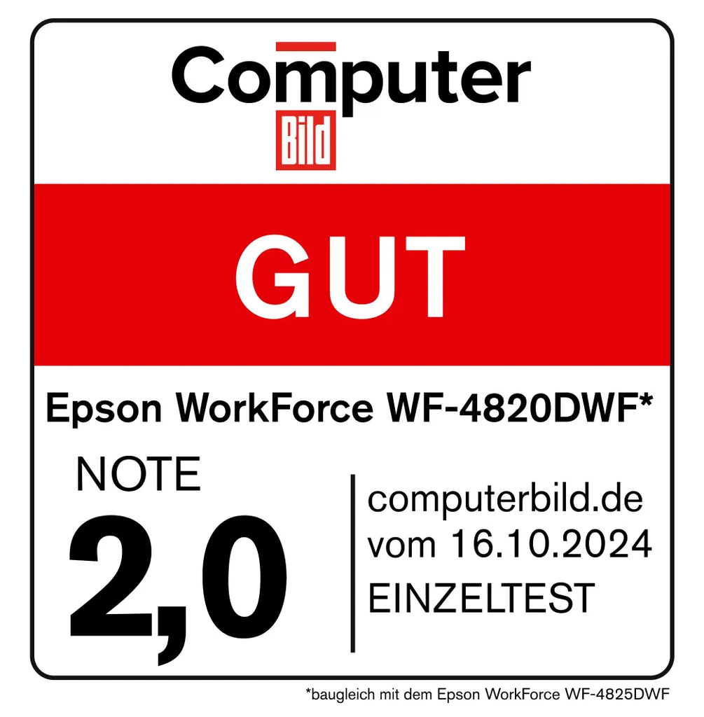Epson WF-4820DWF WorkForce Pro avec Écran Tactile et Recto-Verso Rapide - 14