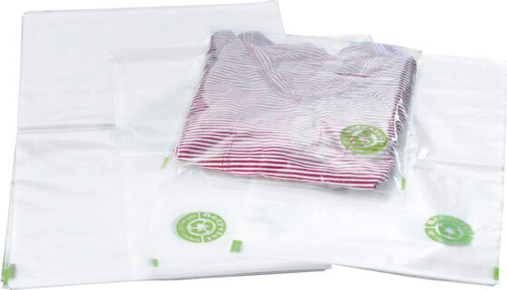 500x Flachbeutel 300 x 500 mm 50my aus 100% recyceltem LDPE (rLDPE)