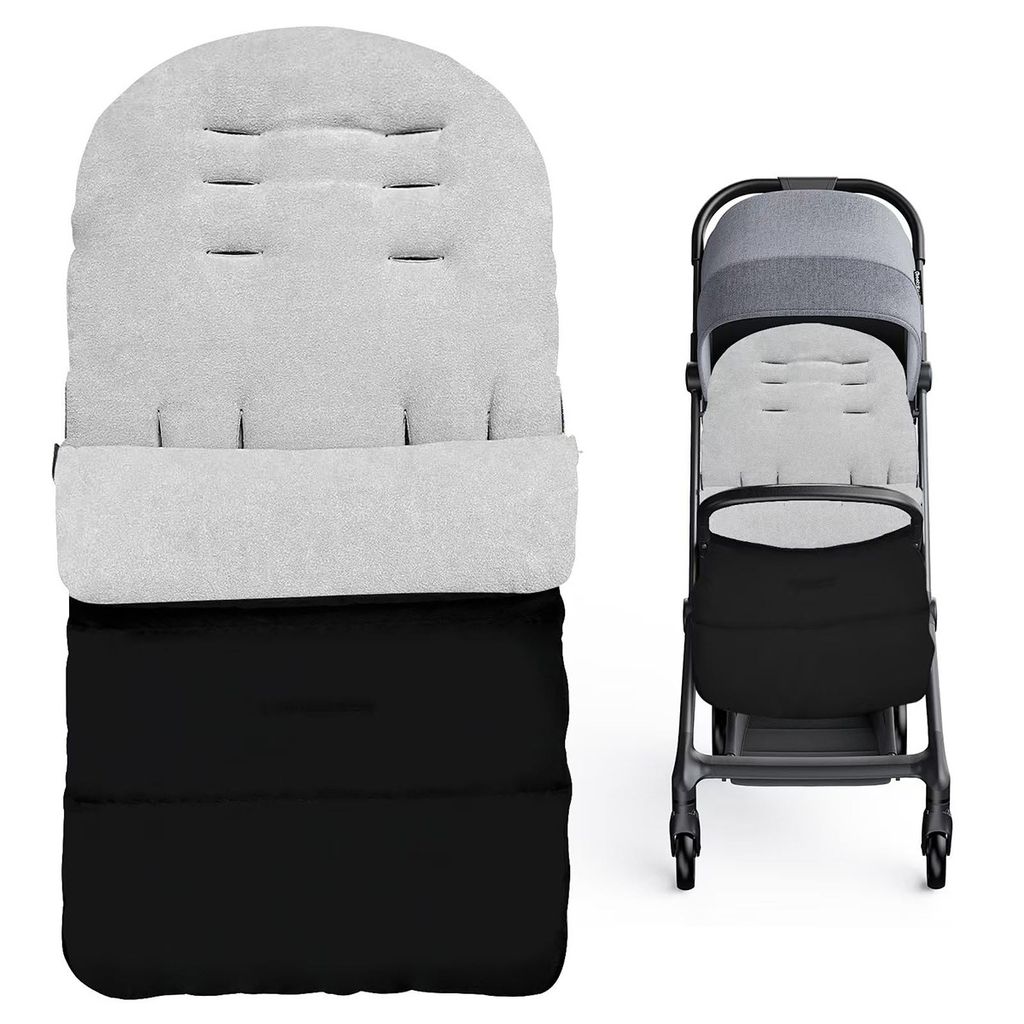 Fußsack Kinderwagen Winter,Wasserdicht und Winddicht, Universal Baby Fußsack mit Reißverschluss, 3 in 1 Design Waschbar Babyschale Schlafsack