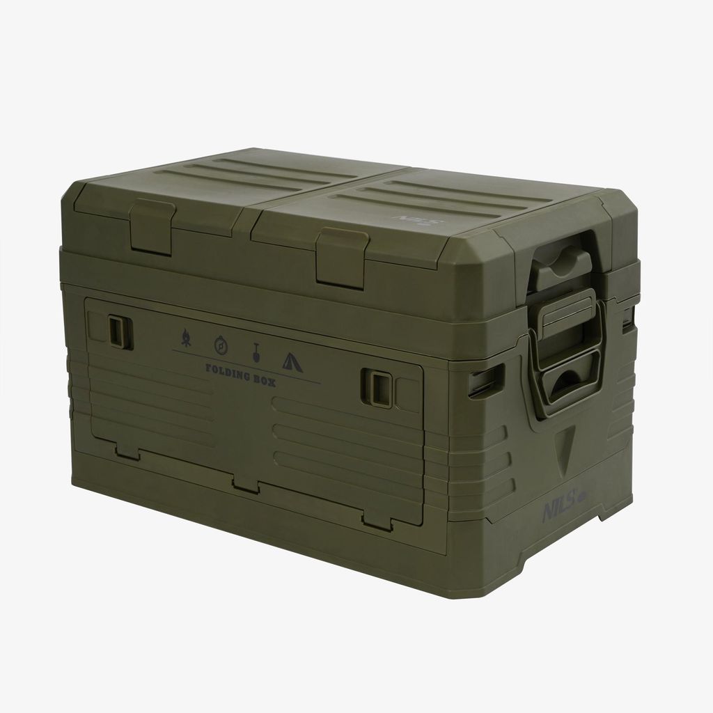 Klappbare Campingbox mit Deckel Grün 42L NCB4003 NILS CAMP Produktbild 
