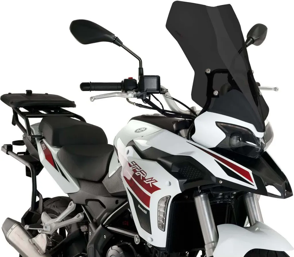 Bulle Puig Benelli TRK 251 contre les turbulences écran fumé