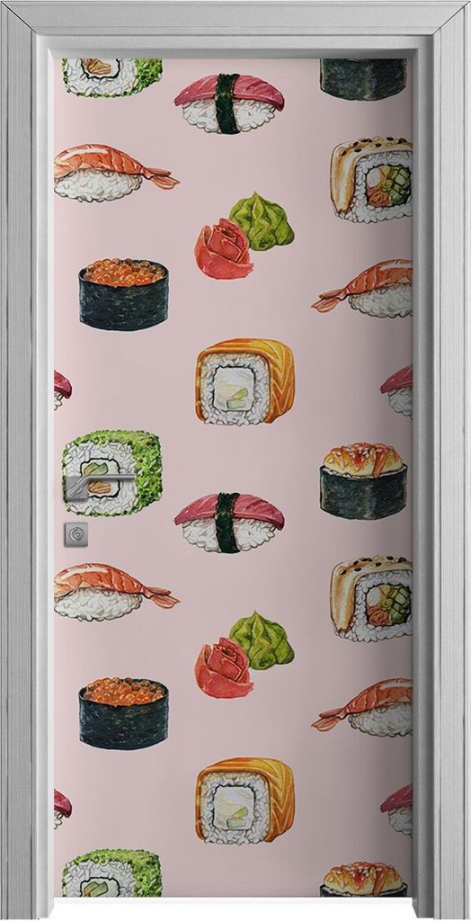 Tür Selbstklebende 90x210 cm Türfolie Türtapete Klebefolie Produktbild 