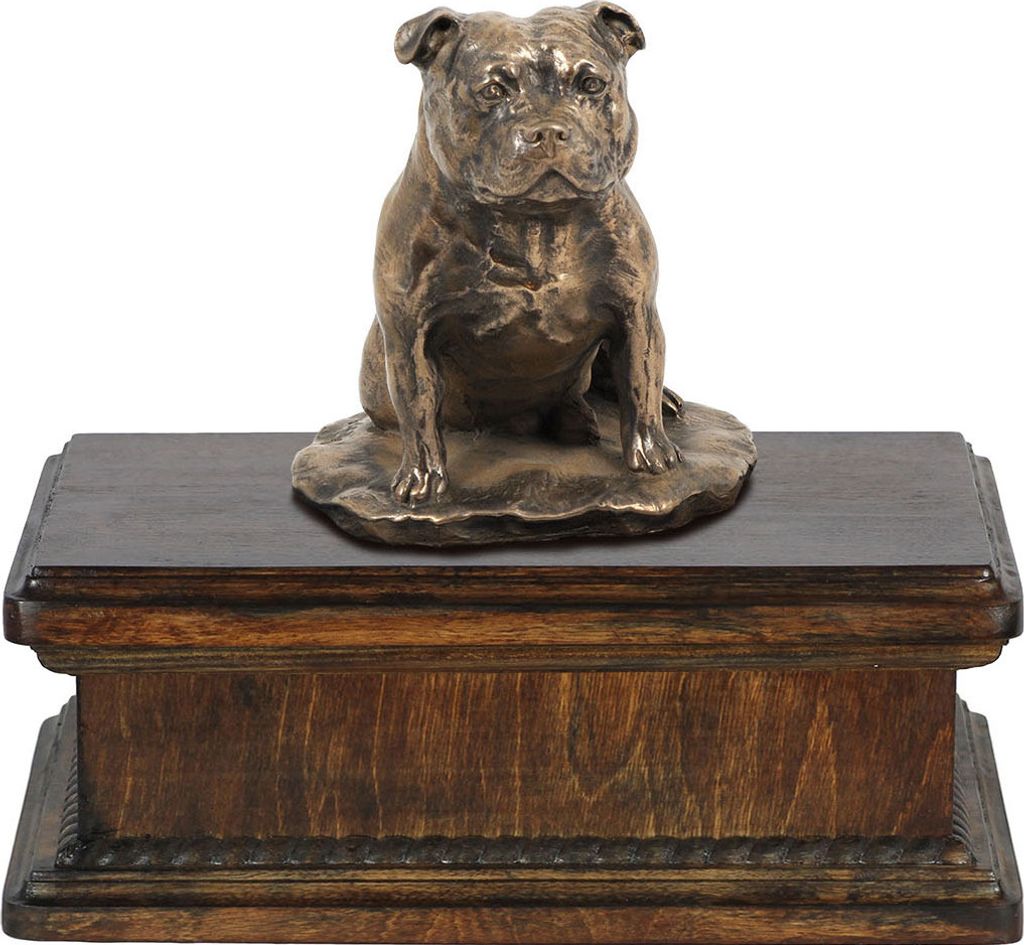 Whippet, Kleiner Englischer Windhund - Hund Ascheurne, klassische Urne mit Statue, elegante Urne mit Hund von der Marke Art-Dog