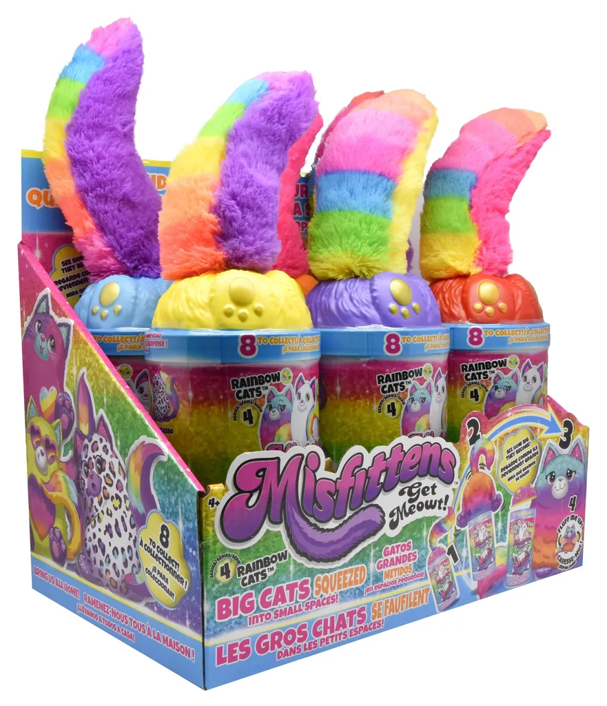 Peluche chat surprise pour cadeau d'anniversaire enfant 4 ans