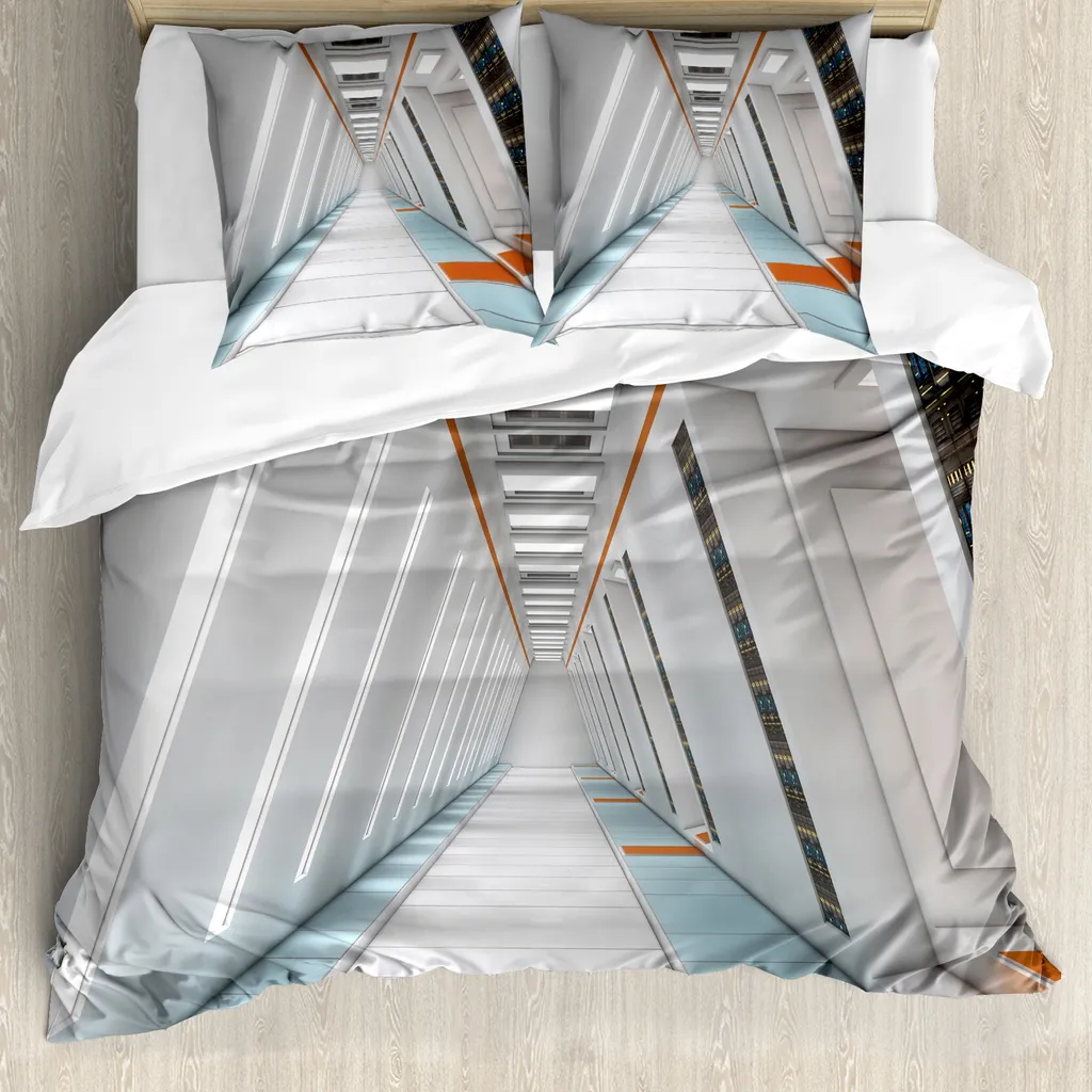 Copripiumino Matrimoniale Space ABAKUHAUS 200x200 Arancione