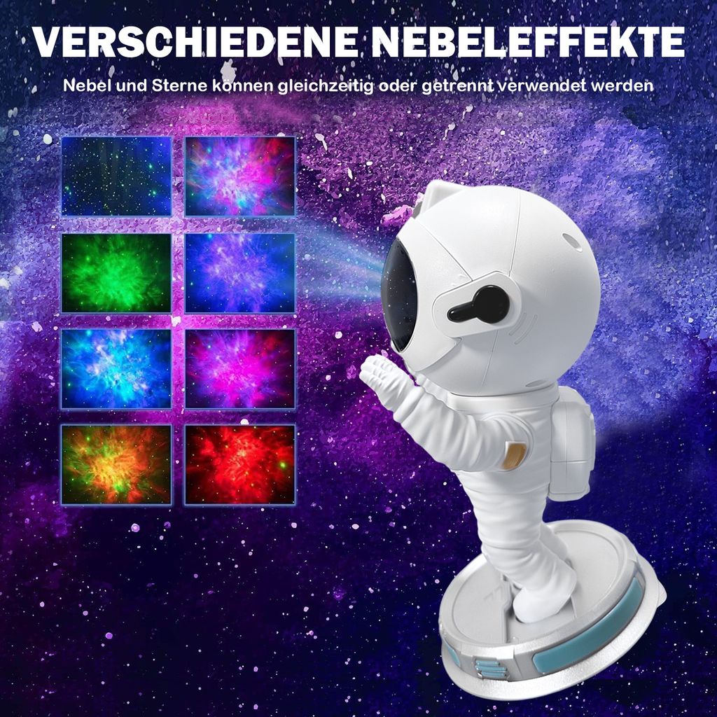 Sternenhimmel Projektor Astronaut Galaxie Produktbild 7