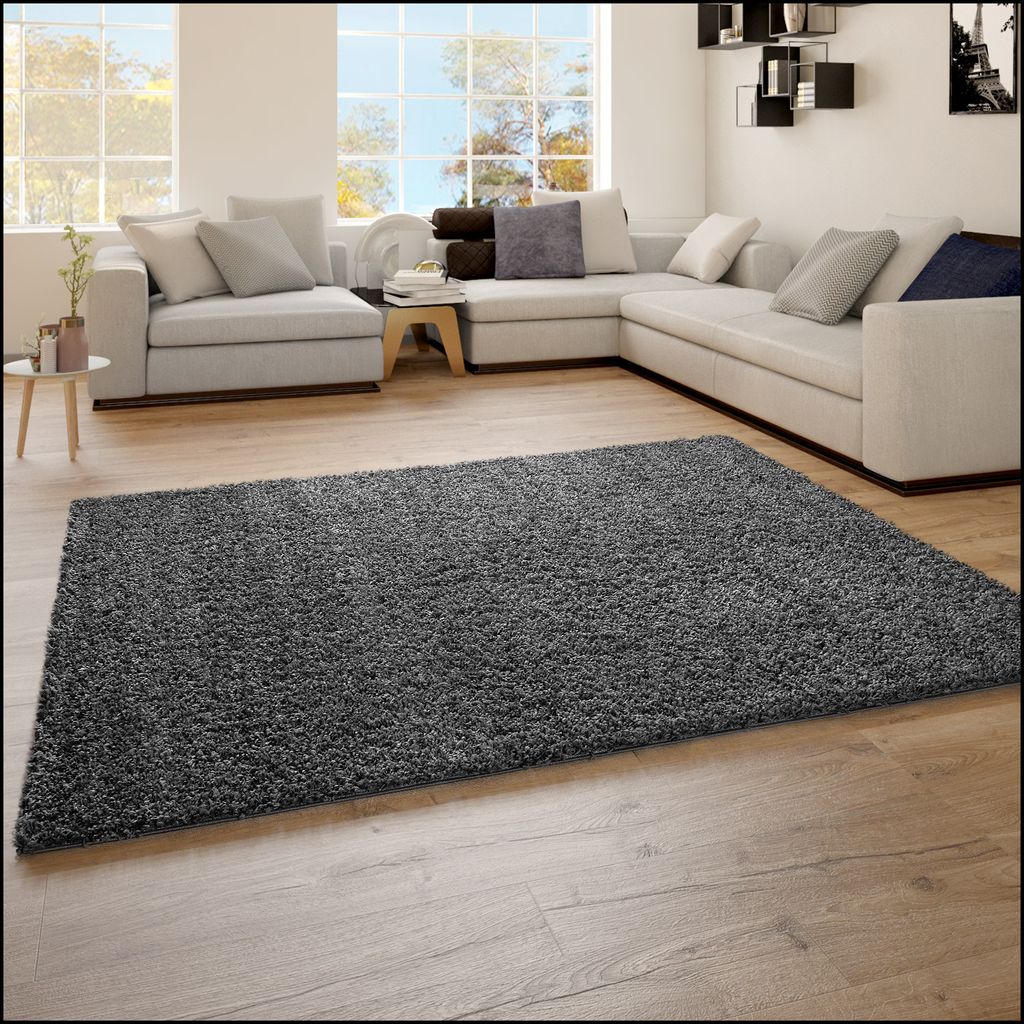 TT Home Teppich Hochflor Wohnzimmer Shaggy Soft Und Produktbild 2