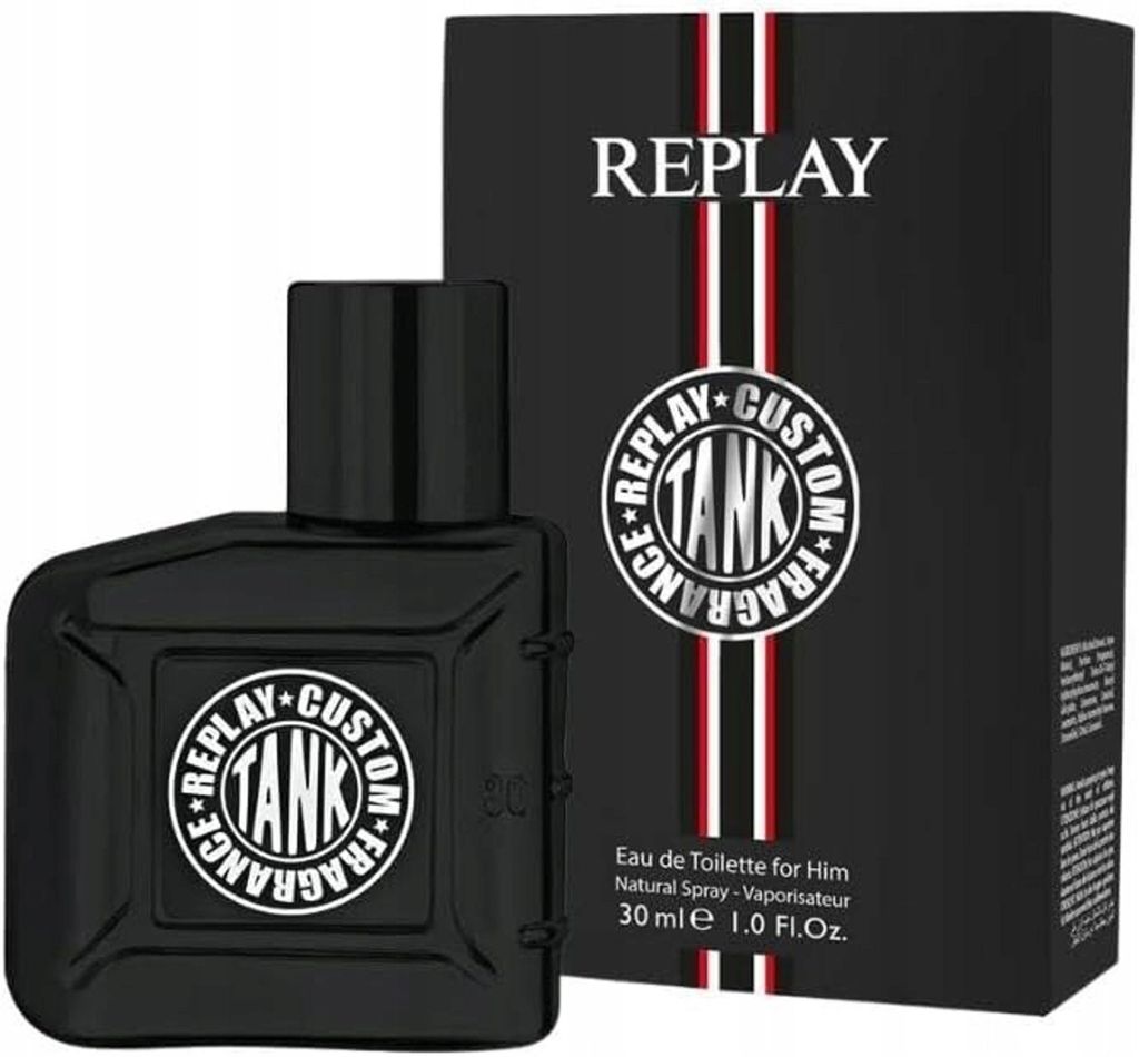Replay #Tank Custom For Him Toaletní voda 30 ml - dřevitě Obrázek produktu 