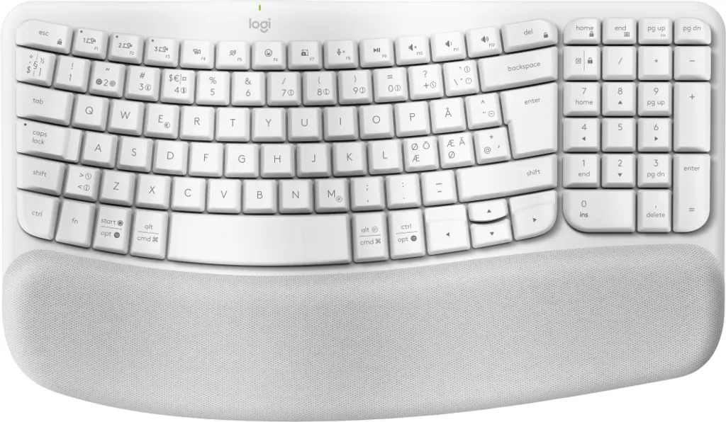 Clavier ergonomique sans fil Wave Keys Logitech pour Mac et Windows