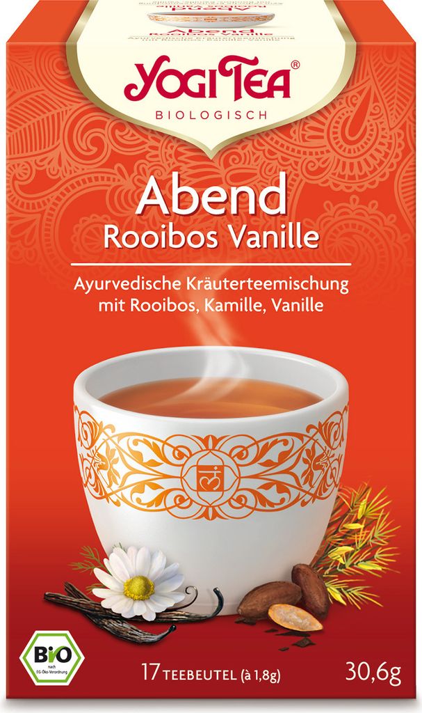 Yogi Tea Abend Rooibos Vanille Teemischung, 30,6 g