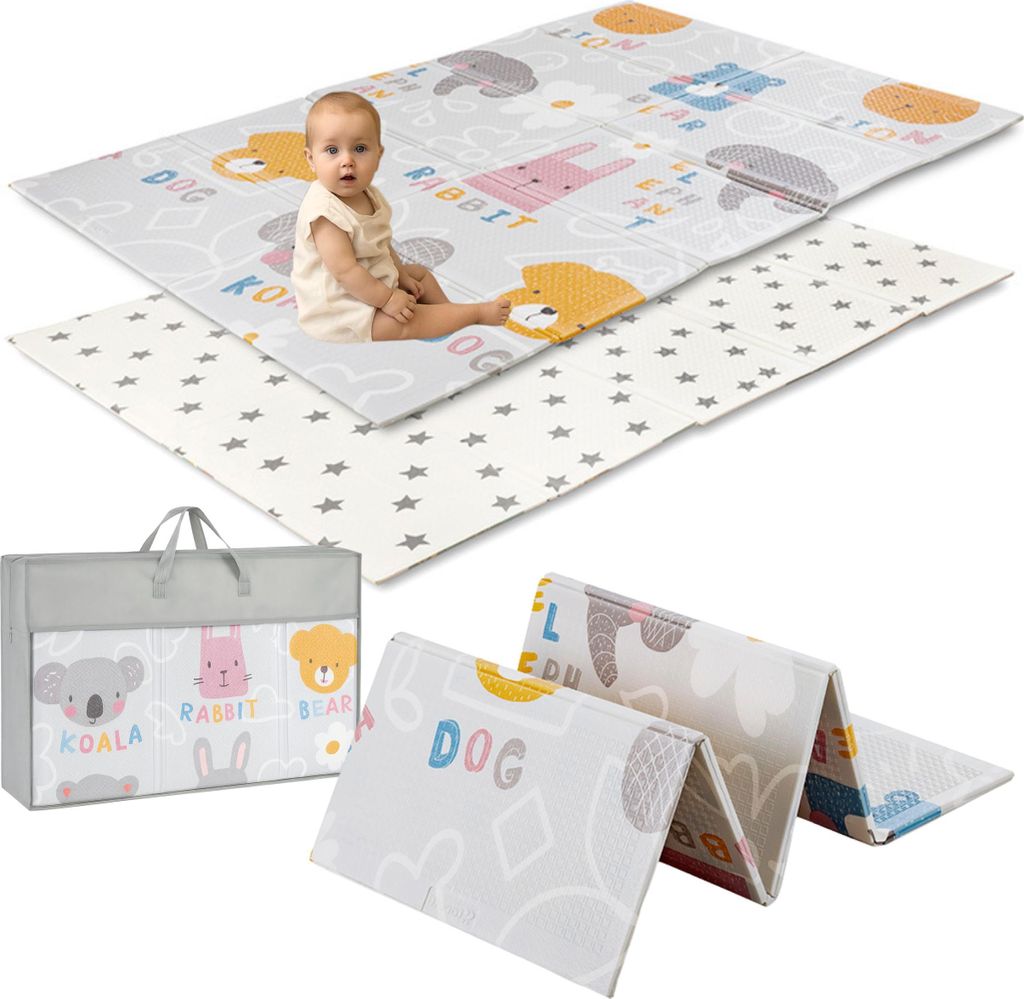Lorelli THERMO tappetino da gioco 120×180 cm double-face Immagine del prodotto 