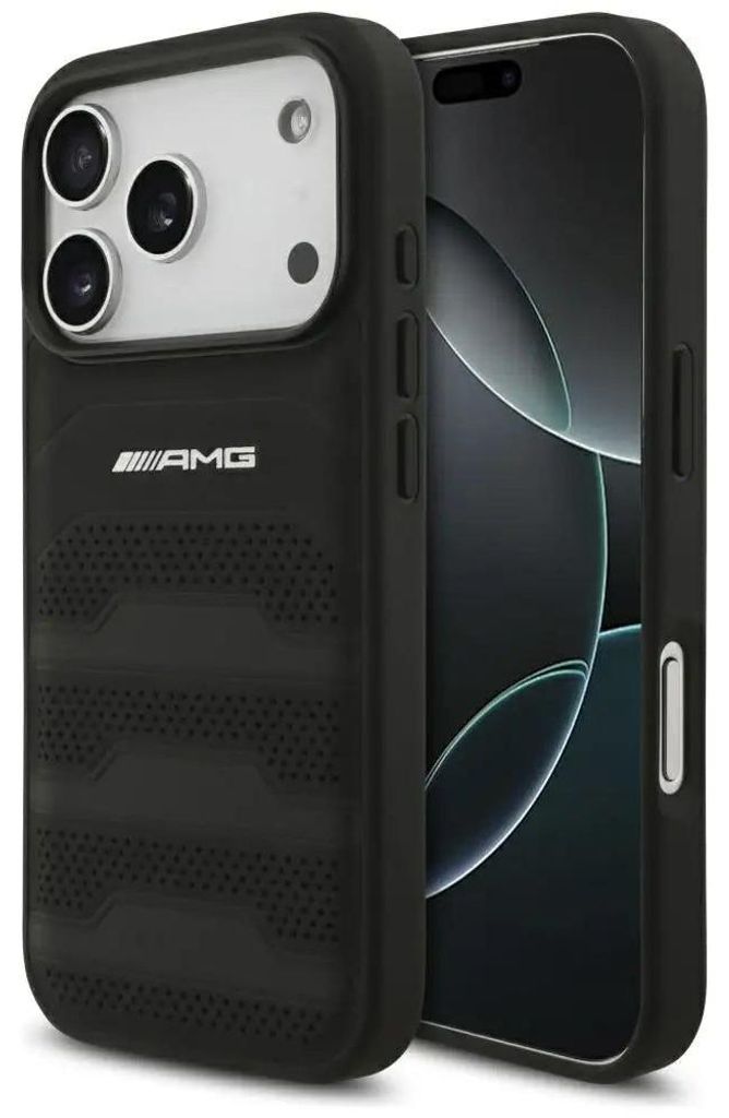 Etui Amg Leather Debossed Lines Logo Do Iphone 17 Pro - Zdjęcie produktu 