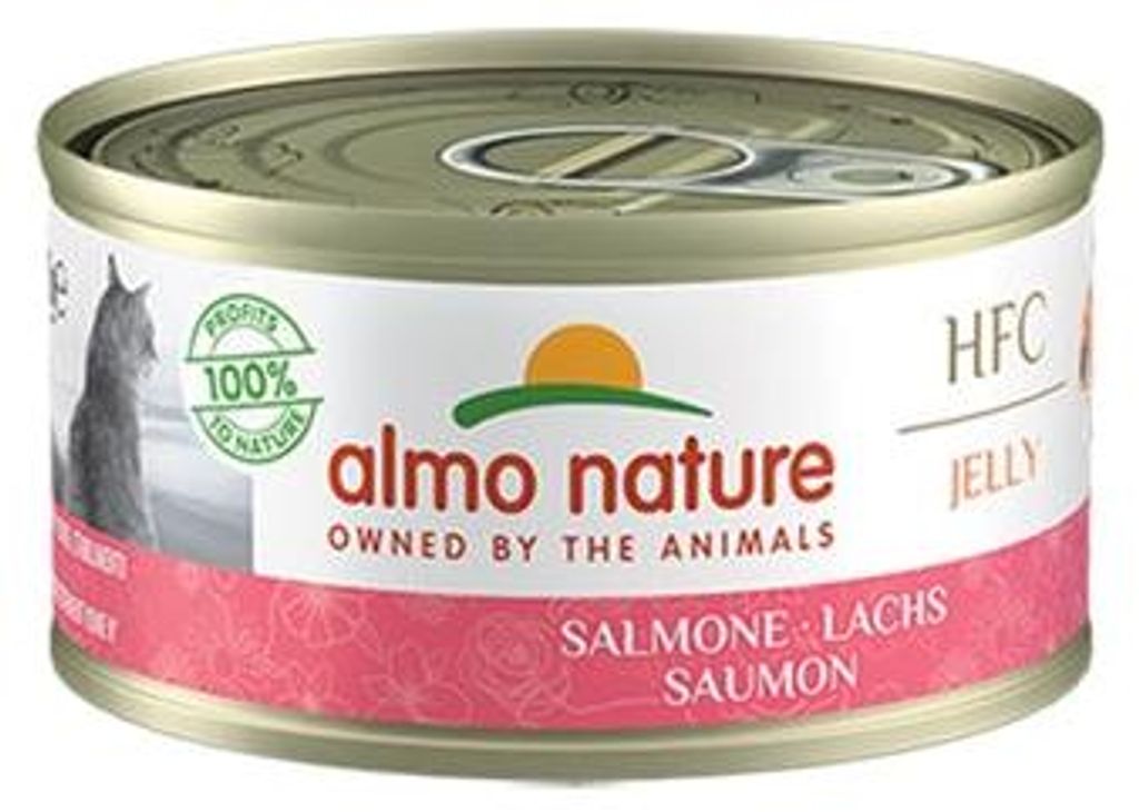 Almo Nature Cat Zalm Jelly - Natvoer voor Katten