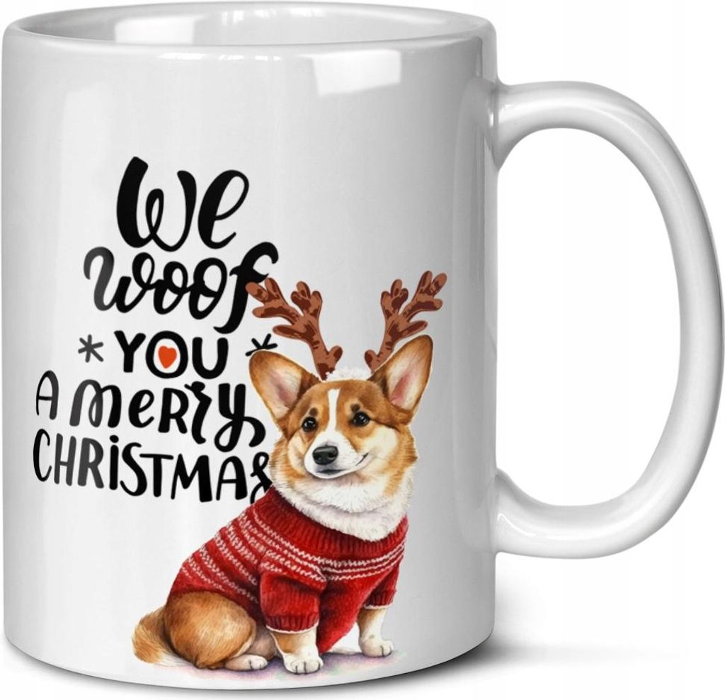 Weihnachtstasse mit einem Welsh Corgi als Geschenk: Hundemama, Hundevater, Hundesohn