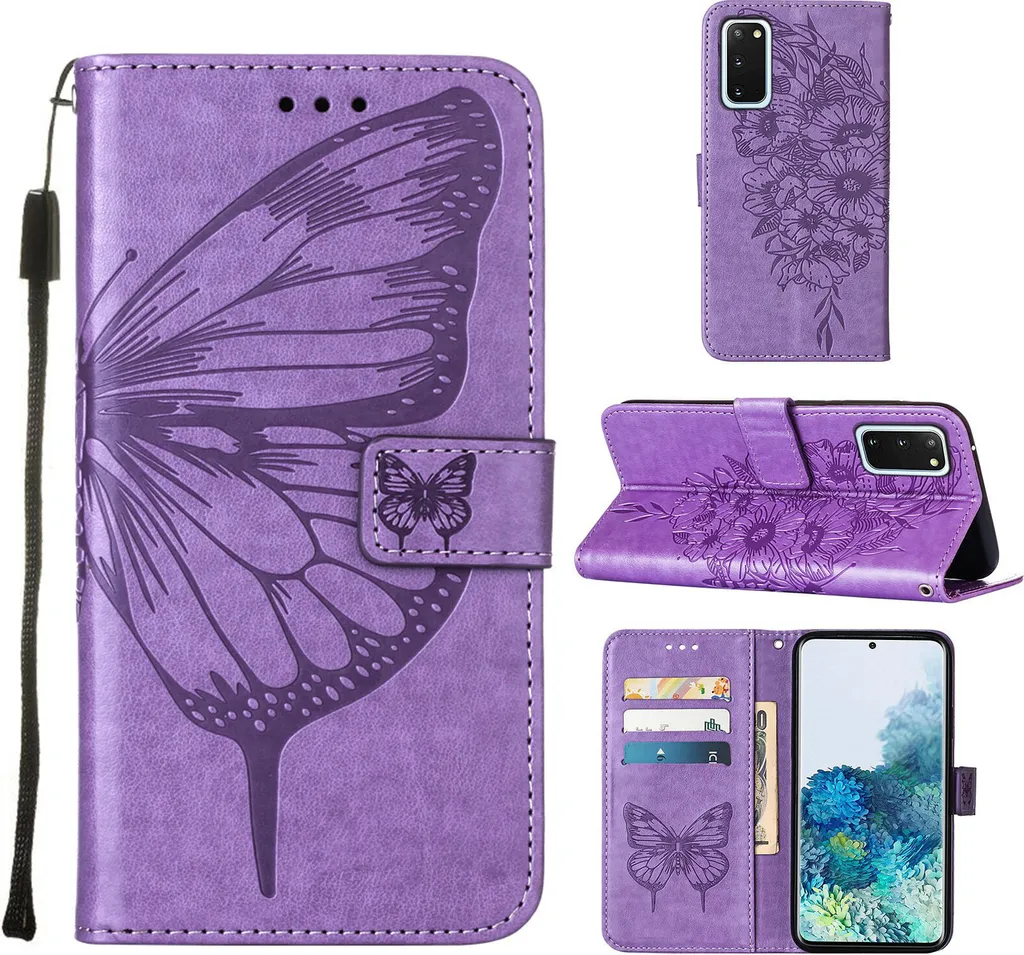 Uposao Cover Compatibile con Galaxy A20e Custodia Portafoglio 3D Pittura Colorata Wallet Shock-Absorption Magnetica Libro Porta Carte Supporto Stand Bumper Leather Flip Cover,Gatto Fulmine