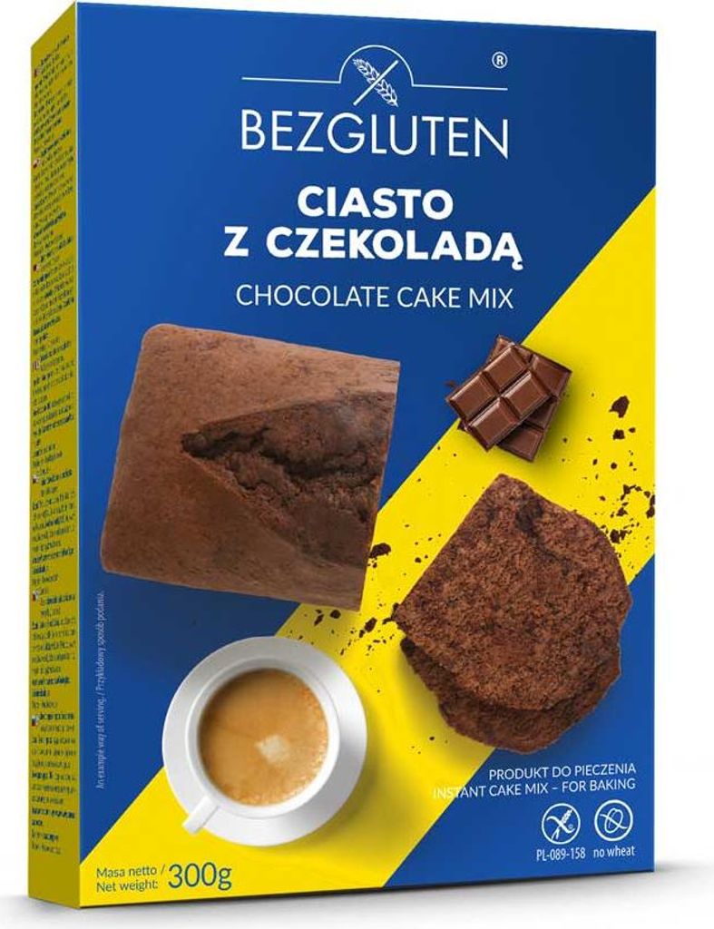 Bezgluten Backmischung Schokokuchen 300g Produktbild 