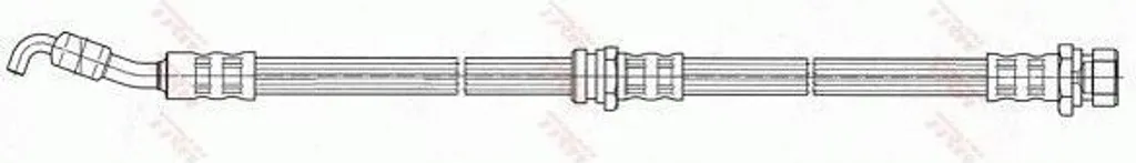 Remplacement flexible de frein Kia Rio - Durite TRW PHD468 0K30A 43980E