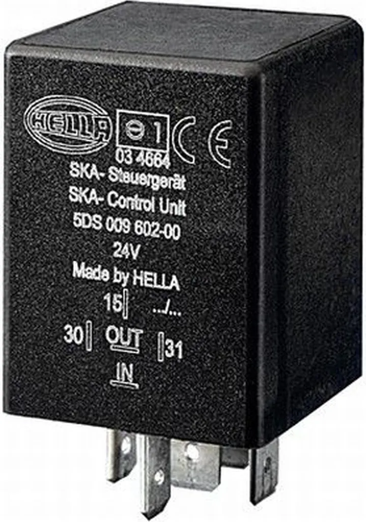 Bloc optique LED clignotant HELLA 5 broches pour remorque routière