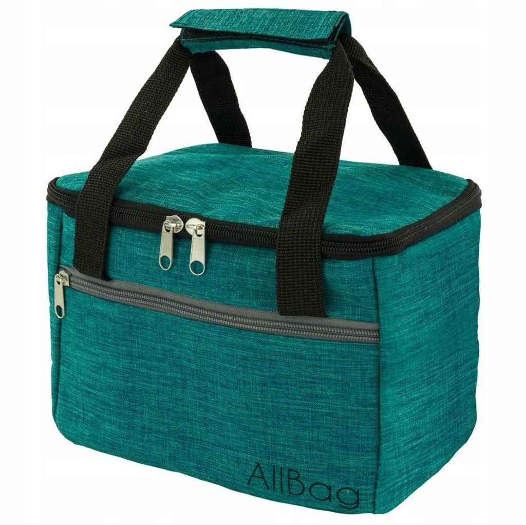 Zelená termotaška 25×17×17 cm – taška na lunch box na pláž Obrázek produktu 