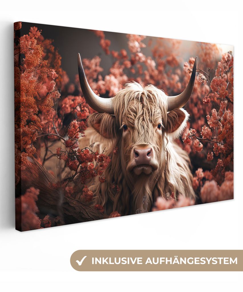 MuchoWow® - Leinwandbilder - Schottische Highlander - Tier Produktbild 