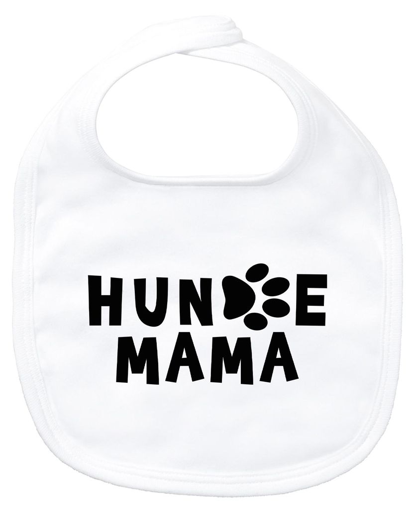 Huuraa Baby Lätzchen Hundemama Tapse White Klettverschluss  Produktbild 