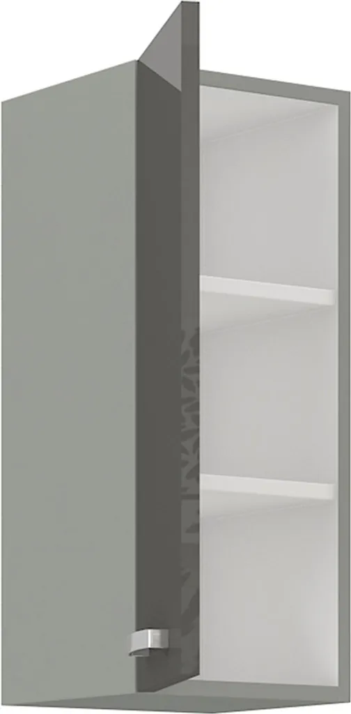 Petit meuble de cuisine suspendu 30 cm RONG gris pour studio et T1