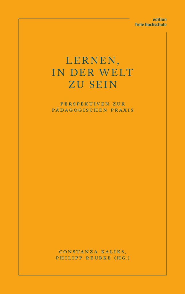 Lernen, in der Welt zu sein