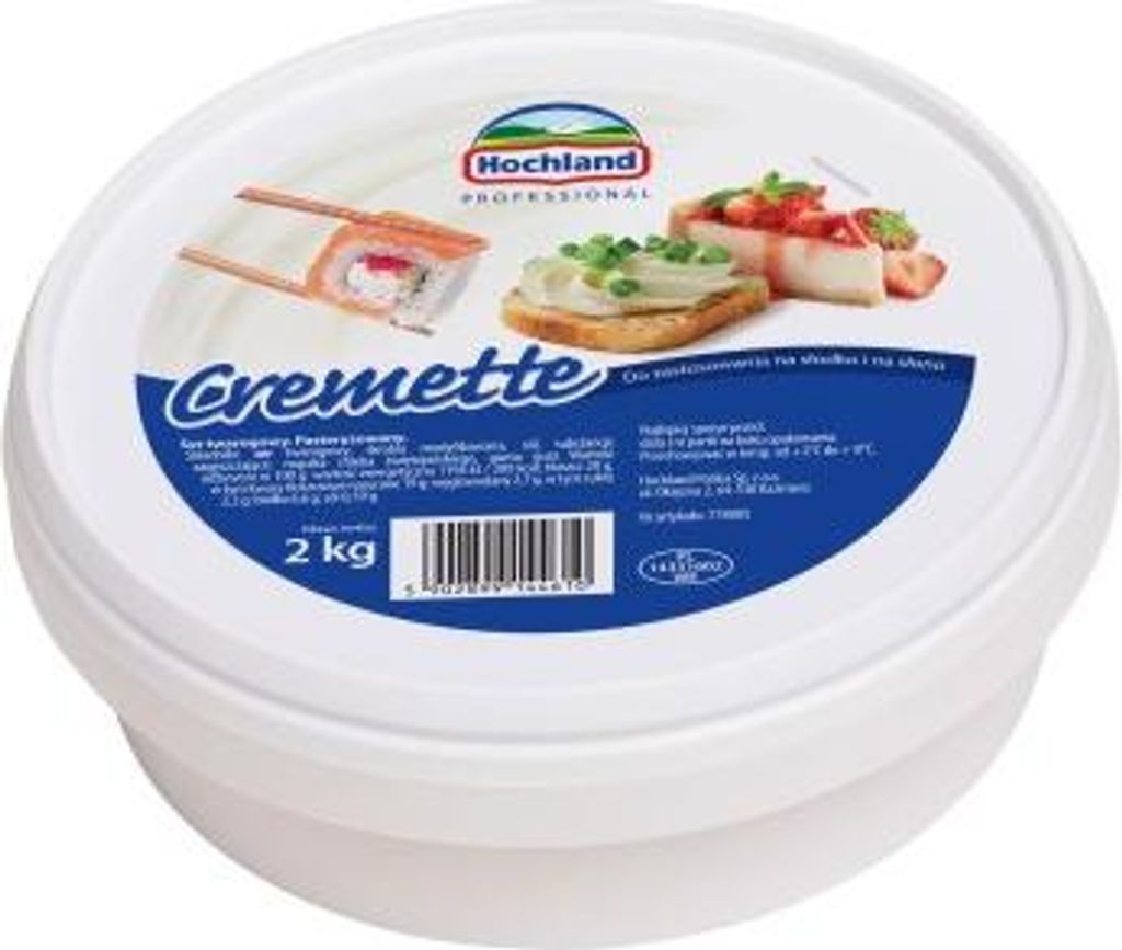 Hochland Professional Cremette 2 kg Zdjęcie produktu 