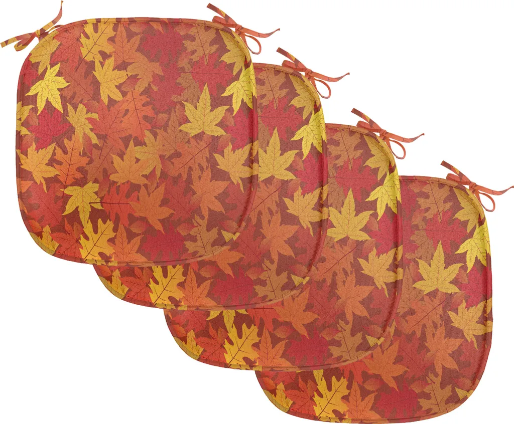 Coussin Décoratif Orange pour Chaise de Jardin ou Salle à Manger 40cm