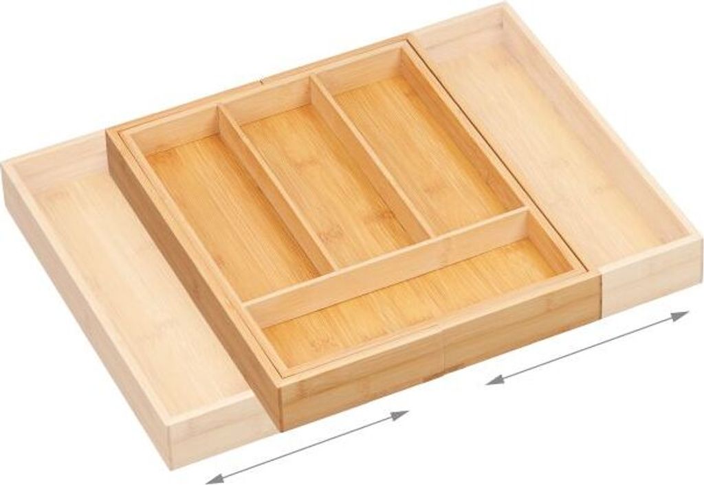 Výsuvný príborník z bambusu, RD45685 Obrázok produktu 