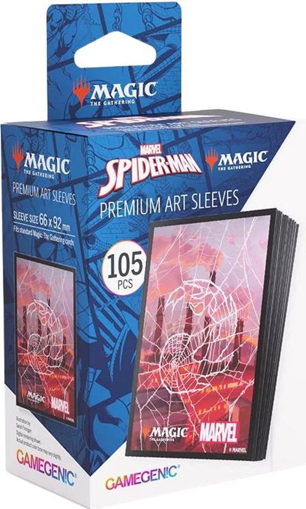 Magic: The Gathering Marvel's Spider-Man Premium Art Sleeves Spider-Man Mountain