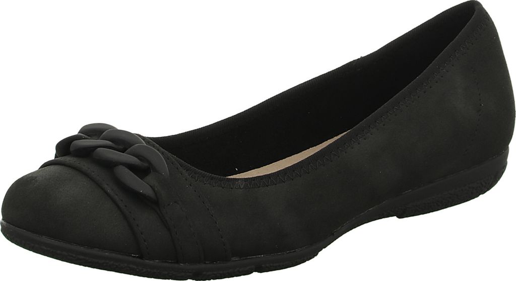 living UPDATED Damen-Ballerina Schwarz, Farbe:schwarz, EU Produktbild 