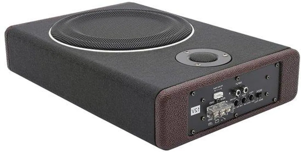 Subwoofer sous siège pour manque de basses en voiture, ampli noir 10"