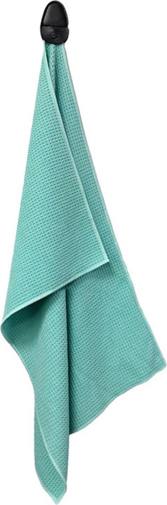 Magnetisches Golfhandtuch, Mikrofaser-Golfhandtuch, Reinigungstuch, Block-Waffelmuster, schnelltrocknendes Golfzubehör für Golftaschen und -wagen