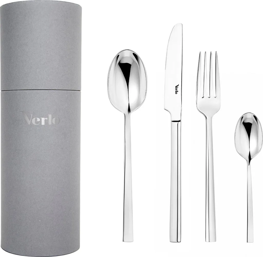 Set Posate Acciaio Inox 24pz VERLO Formeo Design Elegante Cucina