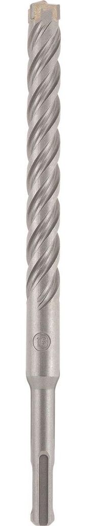 kwb HB4X SDS Plus Hammerbohrer, 210 mm, Ø 16 mm (Hartmetall-Platte, Vier Schneiden, Zentrierspitze, Vierfach-Plus-Spirale, Werkzeugstahl, SDS Plus)