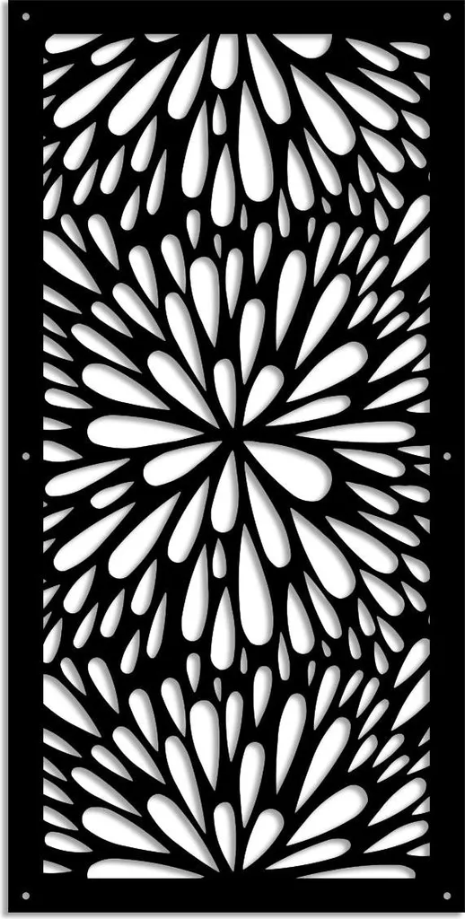 SQUIRT Frangisole da Esterno 50x150 PVC Nero - Pannello Recinzione