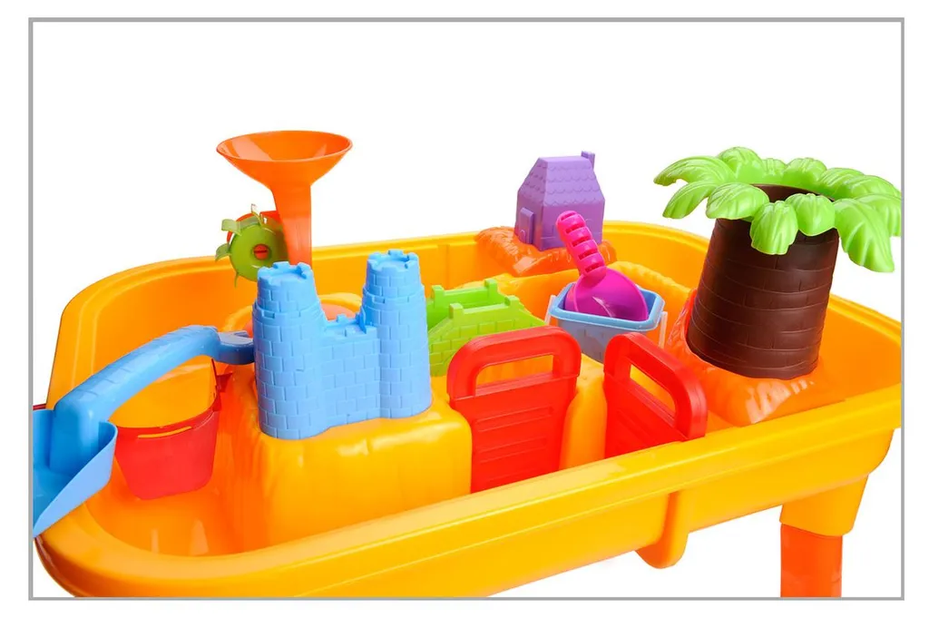 Table de jeux extérieurs pour enfant avec bac à sable et bac à eau - 2