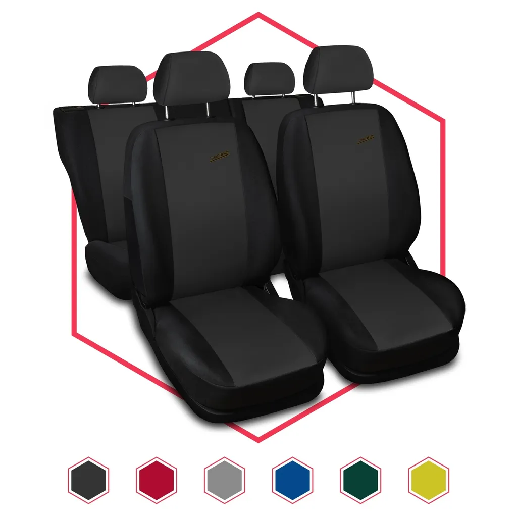Kit Coprisedili XR Grigio Scuro per Fiat Punto | Montaggio Universale - 9