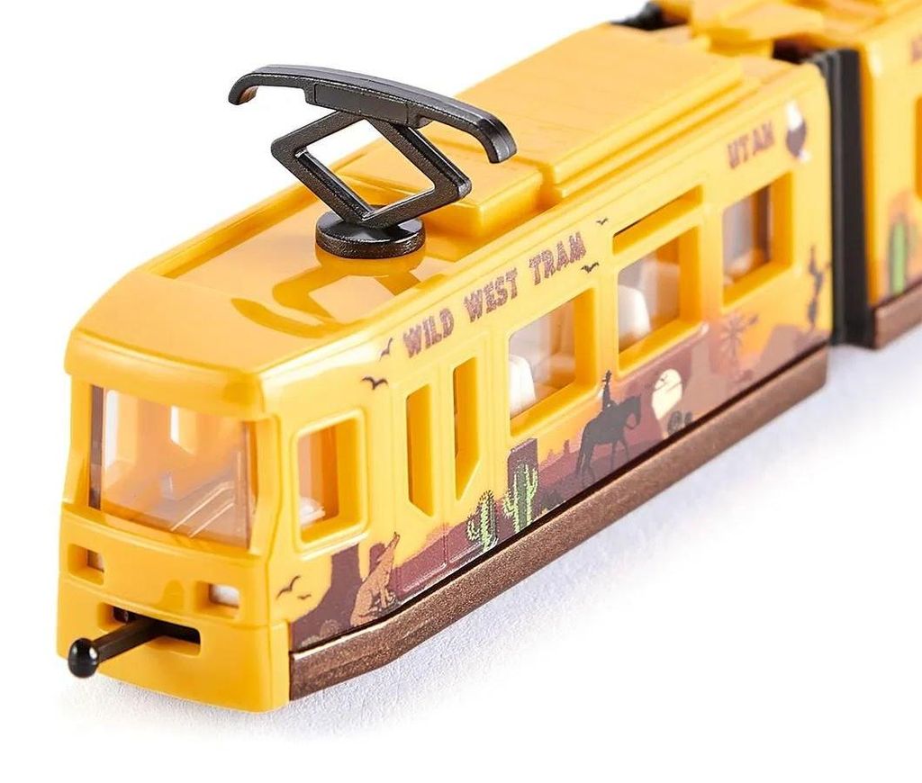 Modello di treno giocattolo Siku tram rosso; 1615 Immagine del prodotto 