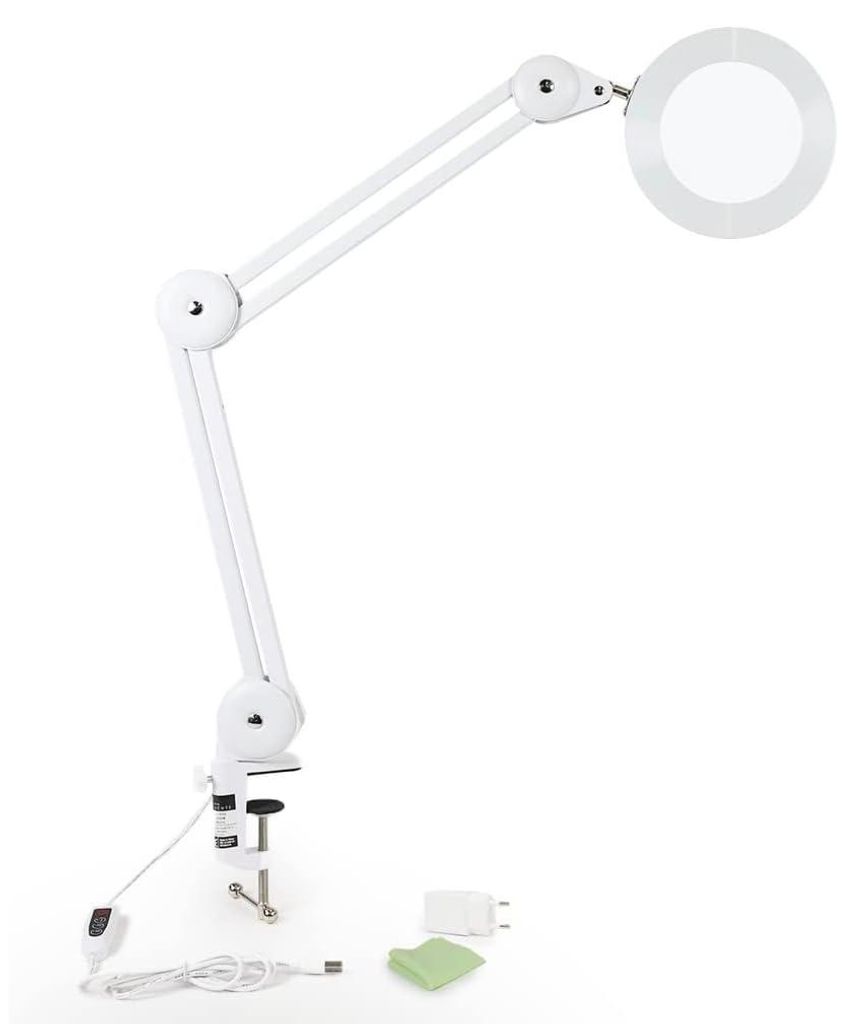 Lámpara de aumento LED addhome con abrazadera de mesa, Imagen del producto 