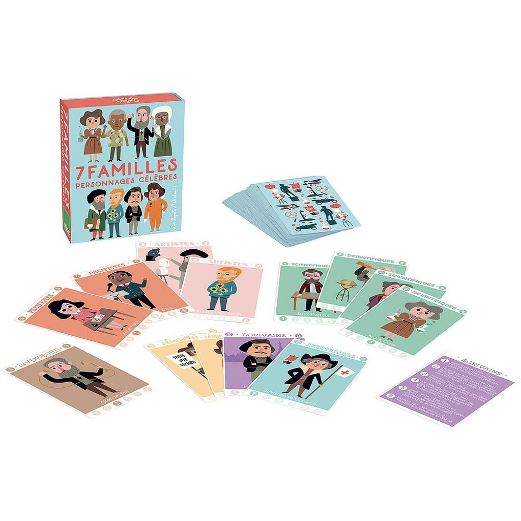 Vilac Kartenspiel 7 Berühmte Familien