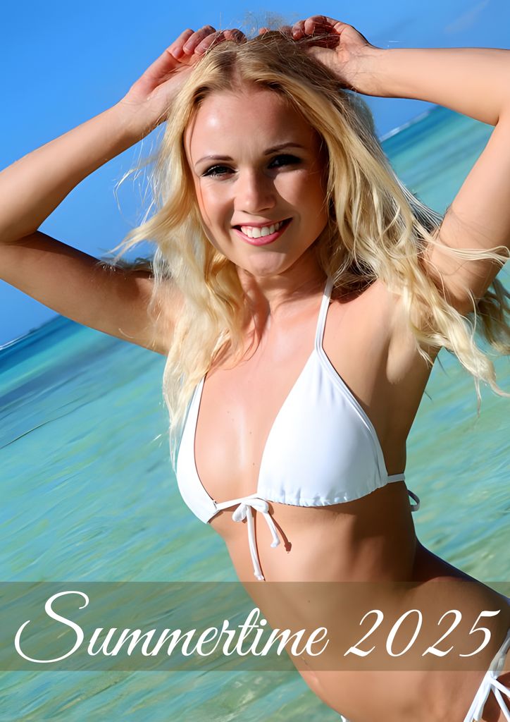 raxxa Premium-Monatskalender Summertime 2025 DIN-A4 hoch